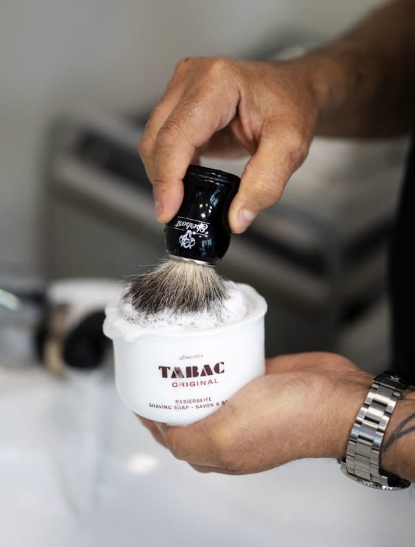 Preparazione del sapone da barba